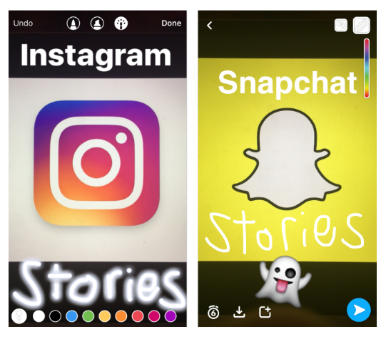 instagram vs snapchat